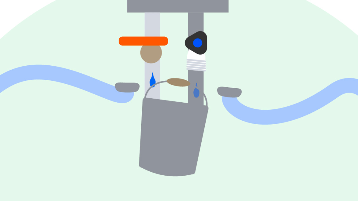 Stap 8. vulslang loshalen