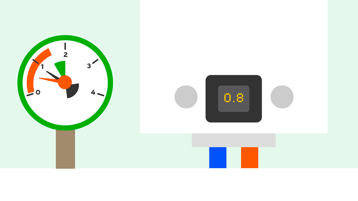 Stap 5. controleer de druk van de cv-ketel