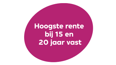 Hoogste rente bij 15 en 20 jaar vast